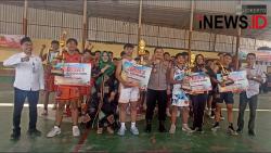 Atmosfer Final Lomba Basket Piala Kapolres Jombang Serasa World Cup, Begini Kata AKBP Ardi Kurniawan