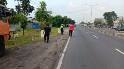 Pengendara Motor Tewas Usai Terjatuh di Bypass Krian