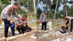 Kisah Haru Habib, Calon Polisi dari Jeneponto Ziarah ke Makam Ayah Usai Lulus Seleksi Bintara Polri