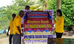 61 Tahun Golkar: DPD Raja Ampat Ziarah ke Makam Marcus Wanma, Kenang Jejak Tokoh Pembangunan