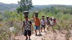 Atasi Kekeringan, Kades Toi Ajak Ratusan Warga Bangun Bak Penampung Air Bersih