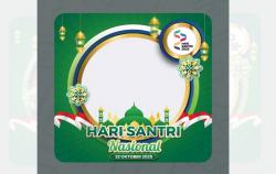 10 Link Twibbon Hari Santri 2025 Paling Banyak Dicari, Bikin Foto Profil makin Keren