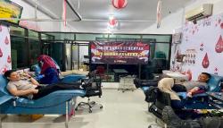 HUT Humas Polri ke-74, Polres Sragen Perkuat Sinergi Kemanusiaan Lewat Donor Darah
