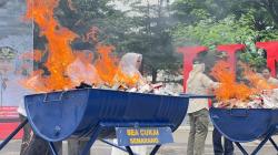 Sebanyak 3,9 Juta Batang Rokok Ilegal Dimusnahkan, Rugikan Negara Rp3,8 Miliar