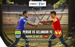 Jadwal Persib vs Selangor FC di AFC Champions League 2, Tayang di VISION+ Besok!