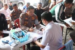 Sambut HUT ke-74 Humas Polri, Bidhumas Polda Babel Gelar Donor Bersama di PMI Pangkalpinang