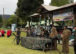Tumbuhkan Cinta Tanah Air Sejak Dini, Ratusan Anak TK di Bener Meriah Kunjungi Markas Yonif 114