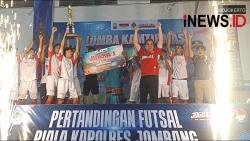 Berlangsung Meriah, Ini Dia Juara Futsal Lomba Kamtibmas Kapolres Jombang Cup 2025