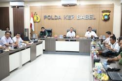 Rakor Pengendalian Harga Beras Bersama BPN RI, Polda Babel Pastikan Harga Beras Sesuai HET