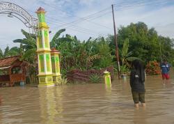 Data BPBD Grobogan Menyebutkan Banjir Masih Menggenangi Rumah Warga di Sejumlah Desa