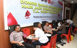Bukan HUT Biasa Tapi Tentang Kemanusiaan: Polri NTT Sumbang 1.034 Kantong Darah