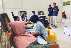 Puluhan Pendonor Ramaikan Aksi Kemanusiaan di Kampus Universitas Al Falah As Sunniyah Kencong