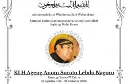 Kabar Duka, Dalang Kondang Ki Anom Suroto Meninggal Dunia di Usia 77 Tahun