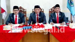 Pembacaan Putusan BK DPRD Kota Tegal Jatuhkan Sangsi Teguran Tertulis Tanpa Dihadiri Teradu NF