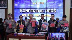Polres Pekalongan Ungkap 5 Kasus Kriminal , Termasuk Curanmor Viral dan Guru Ngaji Cabul