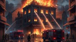 Breaking News, 10 Kamar Ruko di Pasar Inpres Soe TTS Terbakar