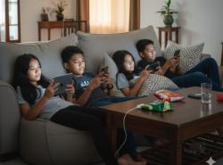 Waspadai! Terlalu Lama Menatap Gadget Bisa Sebabkan Mata Juling pada Anak