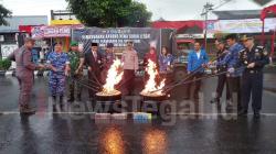 Jutaan Batang  Rokok Ilegal Dimusnahkan, Kerugian Negara Rp 7,72 Miliar