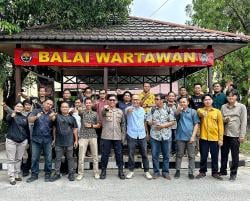 Sambut HUT ke-74 Humas Polri, Bidhumas Polda Kalteng Gelar Ngopi Bareng Insan Pers di Palangka Raya