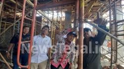 Rehabilitasi SMPN 16 Kota Tegal Senilai Rp 3 Miliar Lebih Terlambat Pekerjaan 10 Persen