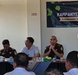 Kasi Intelijen Kejari Pringsewu Sosialisasikan Anti Korupsi bagi Kepala Pekon se-Kecamatan Pringsewu