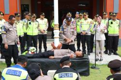 Polres Kudus Gelar Apel Kesiapsiagaan Hadapi Potensi Bencana Alam