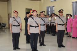 Kapolres Pringsewu Lantik Kasat Narkoba dan Kapolsek Baru, Tekankan Inovasi dan Pelayanan Publik