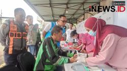 Cek Kesehatan Gratis, Bentuk Peduli PLN Mojokerto Kepada Ojol Pejuang Keluarga