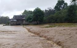 Wilayah Cilograng Aman, BPBD Lebak Pantau Dampak Banjir Cisolok Sukabumi