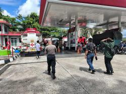 Satpamobvit Polresta Palangka Raya Gelar Sidak di Sejumlah SPBU untuk Pastikan Distribusi BBM Lancar