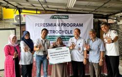 PT Petrosea Dukung Pengelolaan Sampah Mandiri di Kota Bambu Palmerah