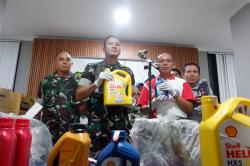 Kodim 0608 Cianjur Gerebek Pengoplos Oli, Ribuan Kemasan Berhasil Disita