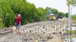 Jelang Peresmian, Akses Jalan Menuju TPA Bokong Semar Belum Siap