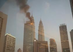 Heboh! Gedung Ikonik Petronas Tower 3 Kuala Lumpur Terbakar, Api Muncul di Lantai Atas