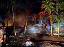 Api Lahap Kandang Ayam di Ngimbang Lamongan, Ribuan Ekor Mati Terpanggang