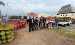 Dittipidter Bareskrim Bongkar Sindikat Oplosan Elpiji di Sukoharjo, 2.100 Tabung Disita