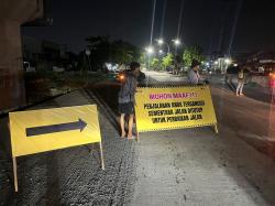 Jalur Rel Kaligawe Ditinggikan 30 Cm, Jalan Ditutup Total Selama Pekerjaan Perbaikan