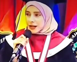 Ngakak Se-Auditorium saat Wisuda! Mahasiswi Palestina Minta Beasiswa S3 dan Jodoh ke Rektor UMS
