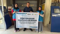 Salurkan 72 Ribu Liter Air Bersih, Warga Pulomerak Cilegon Akhirnya Bisa Tersenyum