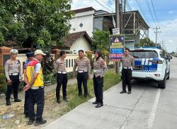 Ditlantas Polda Jateng dan Sat Lantas Cek Kesiapan Jalan di Grobogan Persiapan Libur Nataru