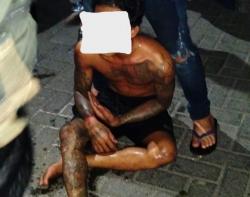 Kedapatan Simpan Sabu, Pria Bertato Tak Berkutik Saat Disergap Polisi Usai Lompat ke Kanal