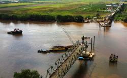 Kajari Muba Beri Tenggat Perusahaan Terkait Realisasi Tuntaskan Pembangunan Jembatan P6 Lalan