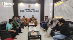 Puluhan Jurnalis Tergabung PENA Sulbar Lapor ke BK DPRD Polman, Tegakkan Kode Etik Anggota