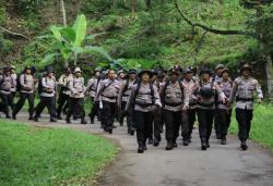Sambut HUT Brimob ke-80, Polres Madiun Gelar Napak Tilas ke Monumen Sakip–Sanali