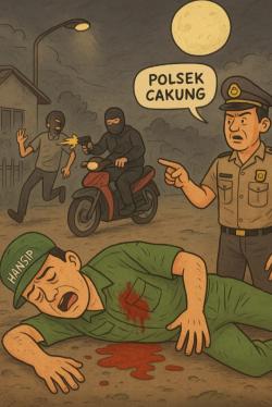 Hansip Gugur di Tangan Komplotan Maling Motor, Tewas Ditembak Saat Berusaha Melindungi Warga