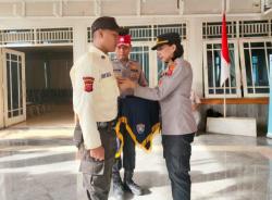 Polres Karawang Hadiri Penutupan Diklat Satpam PT JHI, Dorong Sinergitas Satpam dan Polri