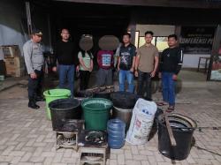 Produksi Sopi di Gang Mayo Digagalkan Regu Cipkon 3 Polres Merauke