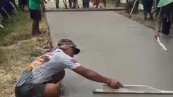 Warga Grobogan Patungan Bangun Jalan Desa 2 Km, Jual Kambing demi Gotong Royong