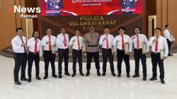 Ungkap Kasus Pembunuhan Bersenjata Api, 29 Personel Polres Polman Terima Penghargaan Kapolda Sulbar