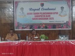 Gelar Rapat Evaluasi Capaian Kinerja, Plh. Sekda Alor Tekan Percepatan Realisasi dan Peningkatan PAD